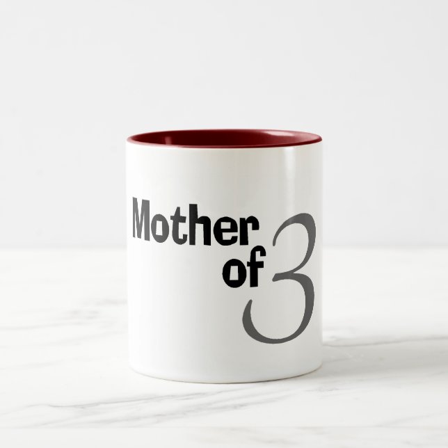 Mutter von 3 zweifarbige tasse (Mittel)