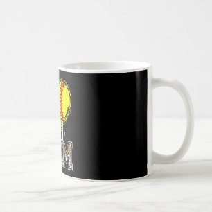 Mutter von beiden Ballmutter halb Softball halb Ba Kaffeetasse