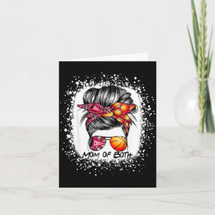 Mutter von beiden Cheer-Mutter Basketball-Mutter u Karte