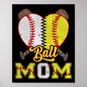 Mutter von beiden Ll Mom halb weichll halb verkauf Poster