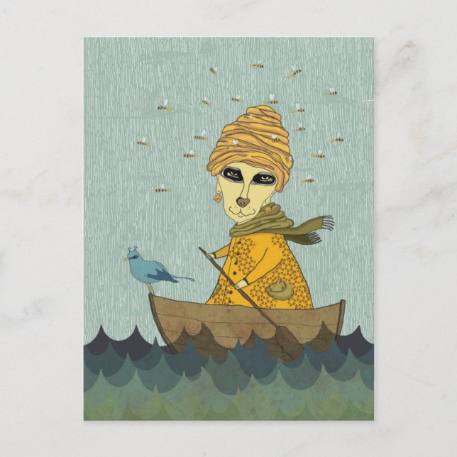 Mutter von Bienen Postkarte (Vorderseite)