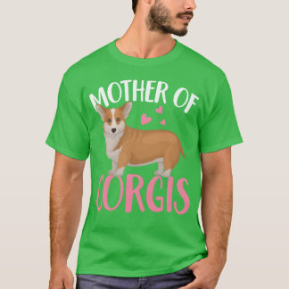 Mutter von Corgis Vintag T-Shirt