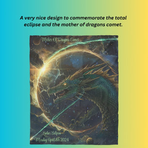 Mutter von Drachen Comet & Eclipse Fleecedecke
