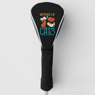 Mutter von Katzen - Katze Golf Headcover