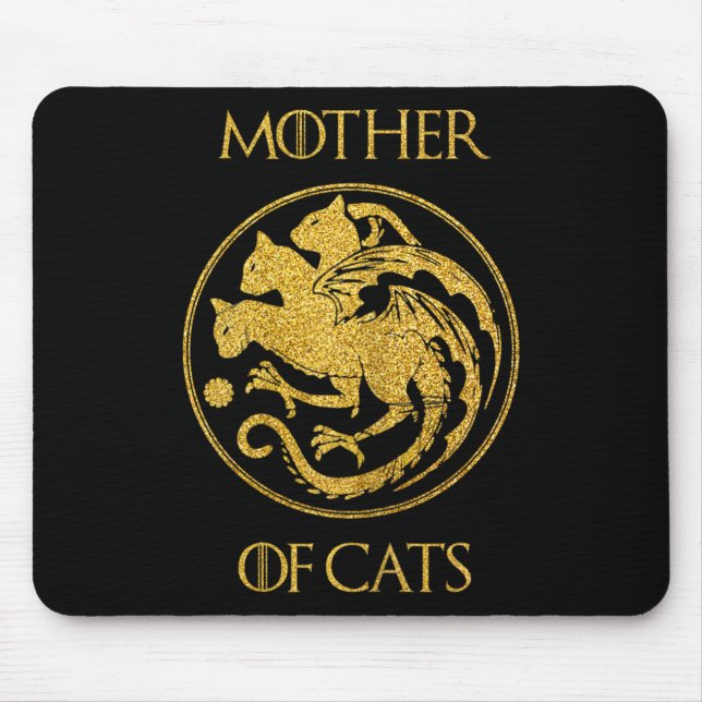 Mutter von Katzen Katze Mama Katze Mami Mousepad (Vorne)