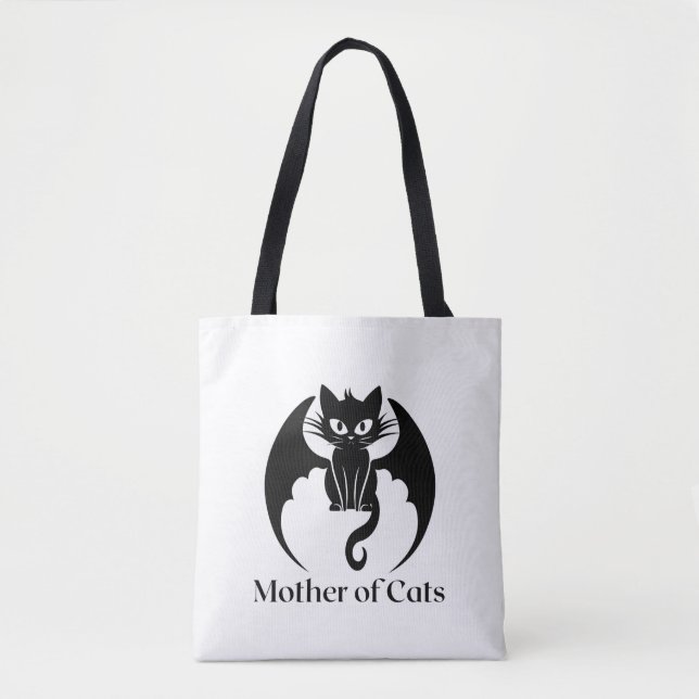 Mutter von Katzen Tasche (Vorderseite)