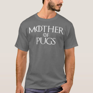 Mutter von Mops Parody lustig T-Shirt