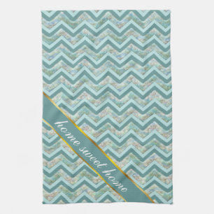 Mutter von Pearl Aquamarin ZigZag Handtuch