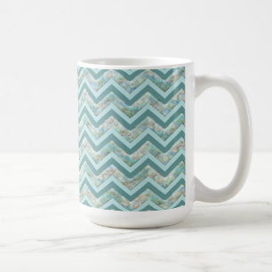 Mutter von Pearl Aquamarin ZigZag Kaffeetasse