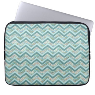 Mutter von Pearl Aquamarin ZigZag Laptopschutzhülle