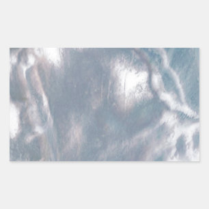 Mutter von Pearl-Blue Rechteckiger Aufkleber