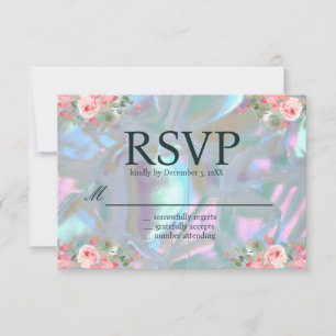 Mutter von Pearl Iridescent Elegant Wedding UAWG Einladung