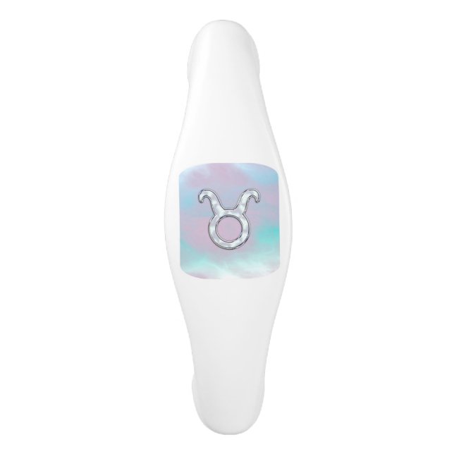 Mutter von Pearl Nacre Style Taurus Zodiac Sign Keramik Schrankknauf (Vorderseite)