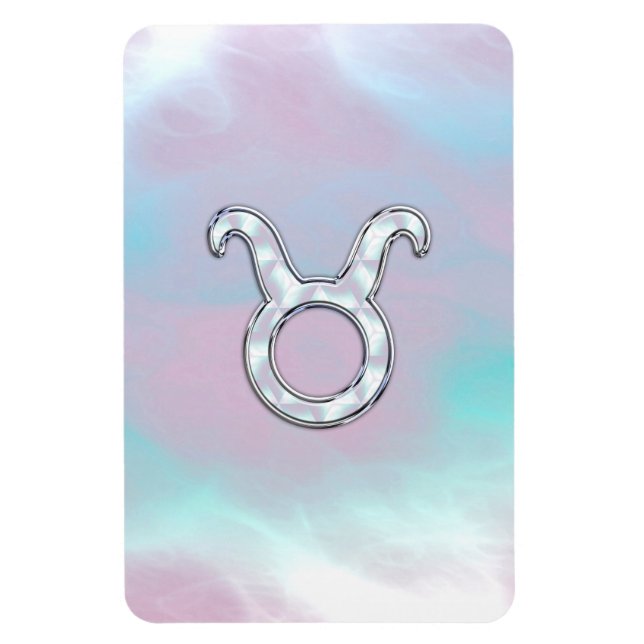 Mutter von Pearl Taurus Zodiac Astrologie Magnet (Vertikal)