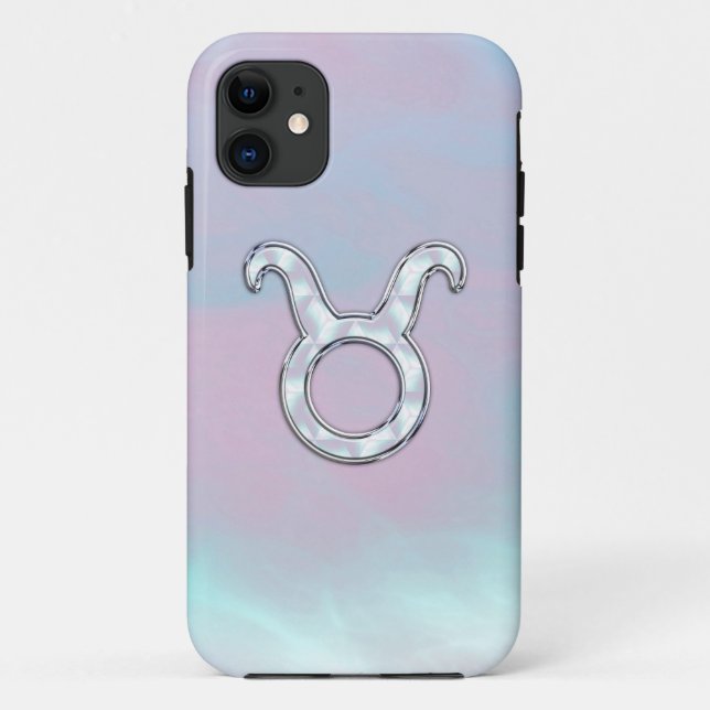 Mutter von Pearl Taurus Zodiac Symbol Case-Mate iPhone Hülle (Rückseite)