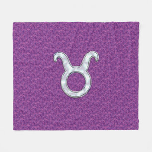 Mutter von Perle wie Taurus Symbol auf der digital Fleecedecke