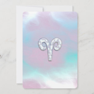 Mutter von Perlstil Aries Zodiac Sign
