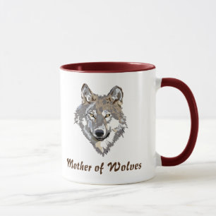 Mutter von Wölfen Kaffeetasse