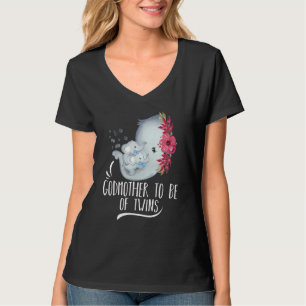 Mutter von zwei Kindern sein, zwei Baby Boys Eleph T-Shirt