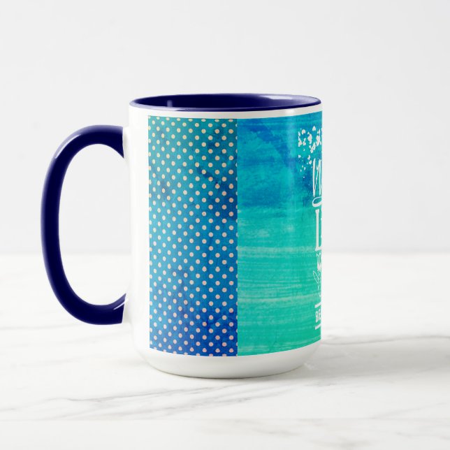 Mutter wie eine Blume, Tasse zum Muttertag (Links)