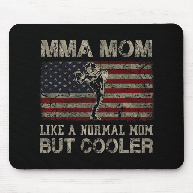 Mutter wie eine normale Mutter, aber cooler Mutter Mousepad (Vorne)