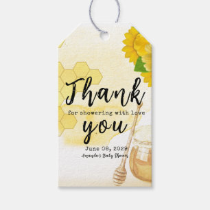 Mutter zu Honey Yellow Flowers Babydusche Geschenkanhänger