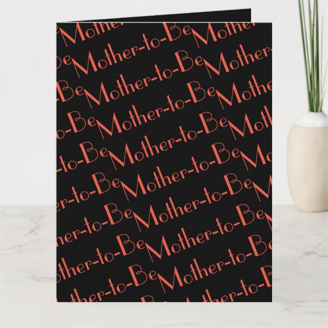 Mutter-zu-Zukunft-Karte Karte (Vorderseite)