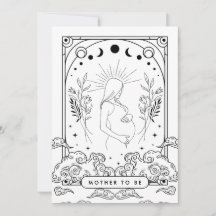 Mutter zur Einladung zur Kinderdusche