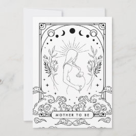 Mutter zur Einladung zur Kinderdusche