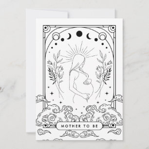 Mutter zur Einladung zur Kinderdusche