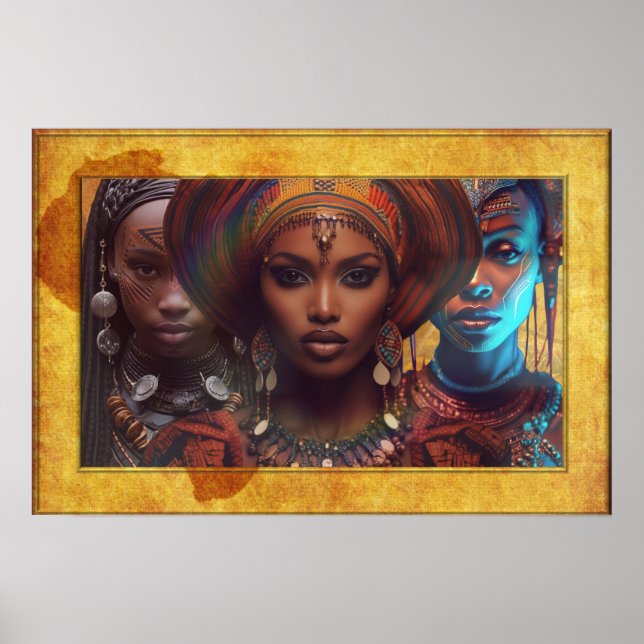 Mütterafrika feiern poster (Vorne)