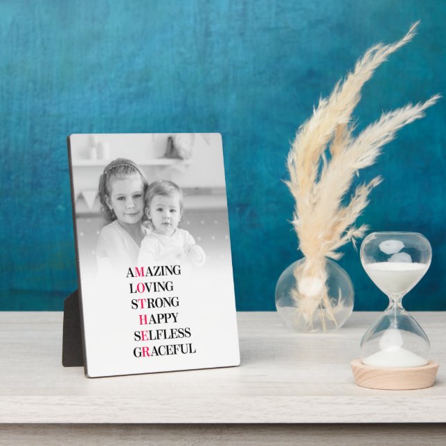 Mutterakronym-Foto Fotoplatte (Seite)