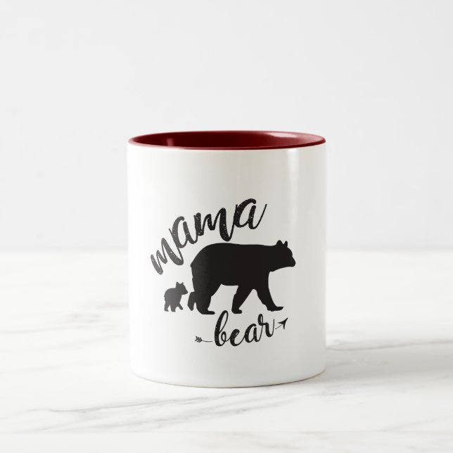 Mutterbärn-Tasse Zweifarbige Tasse (Mittel)
