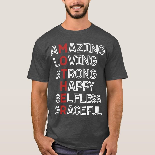 Mutterdefinition Muttertagsgeschenk Vintag T-Shirt (Vorderseite)