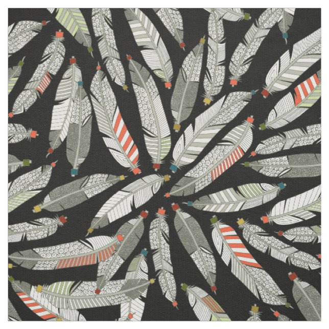Mutterfedern Stoff (Muster)