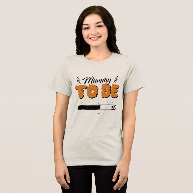 Mutterfrauen Halloween Tri-Blend Shirt (Vorderseite voll)