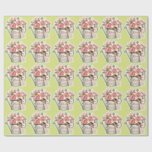 Muttergarten Blumen Geschenkpapier