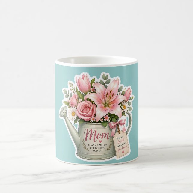 Muttergarten Blumen Kaffeetasse (Mittel)