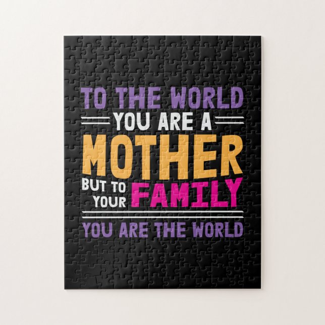 Muttergeschenk an die Welt Du bist eine Mutter (Vertikal)