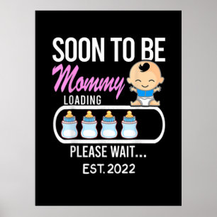 Muttergeschenk   Bald wird Mommy 2022 Poster