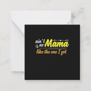 Muttergeschenk Mama wie das, das ich bekam Mitteilungskarte