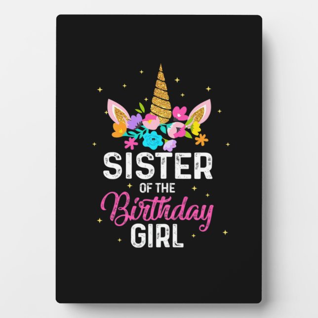 Muttergeschenk | Schwester des Geburtstags Fotoplatte (Vorderseite)