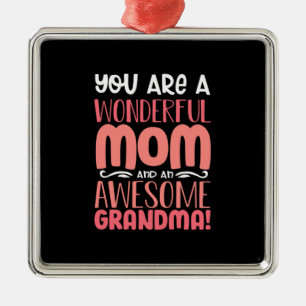 Muttergeschenk Wunderbare Mama Geburtstag Ornament Aus Metall
