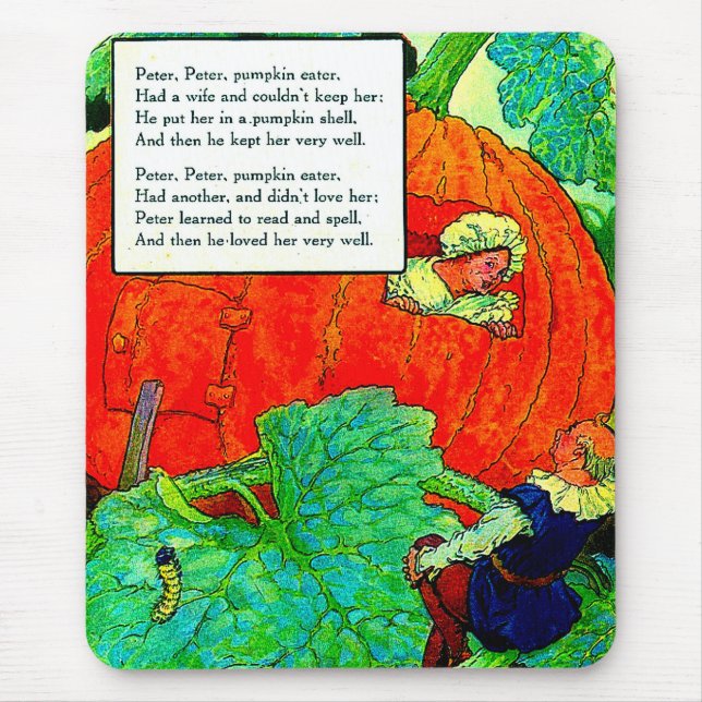 Muttergoose der 1920er Jahre - Peter Pumpkin Eater Mousepad (Vorne)