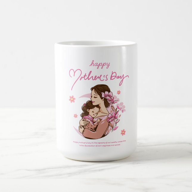 "Muttergottes Embrace - Gute Muttertagskunst" Kaffeetasse (Mittel)
