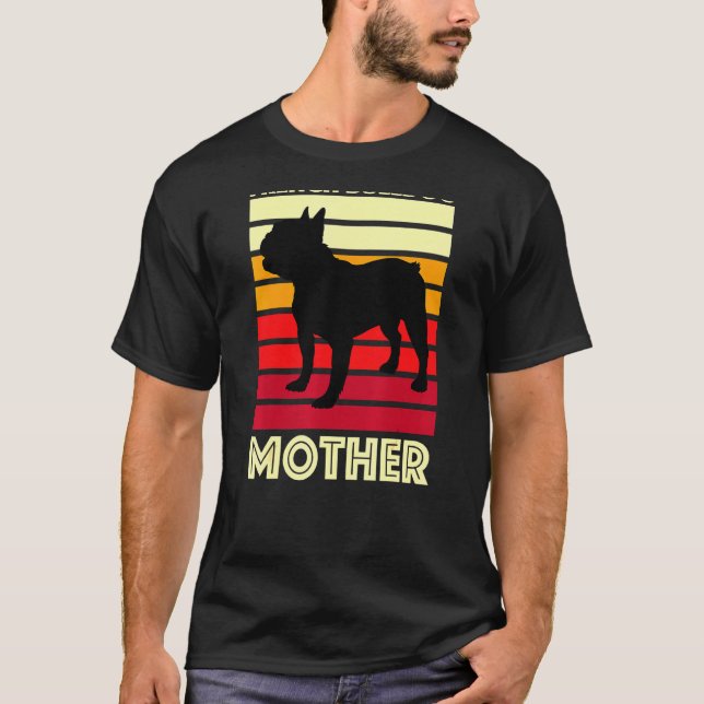 Mutterhund, Bulldog-Mama T-Shirt (Vorderseite)
