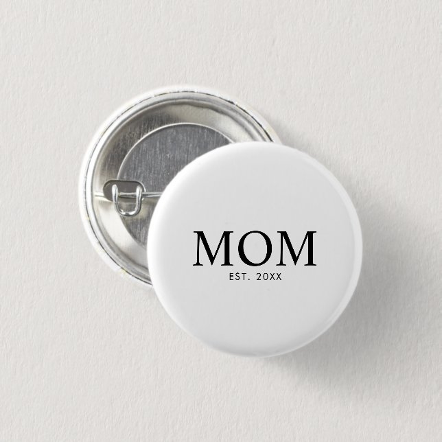 Mutterjahr gegründet button (Vorne & Hinten)