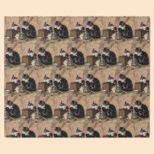 Mutterkatze und Kätzchen