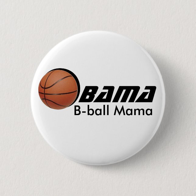 Mutterknopf Obama-Bball Button (Vorderseite)