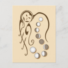 Mutterkugel: Sister Moon Postcard Postkarte